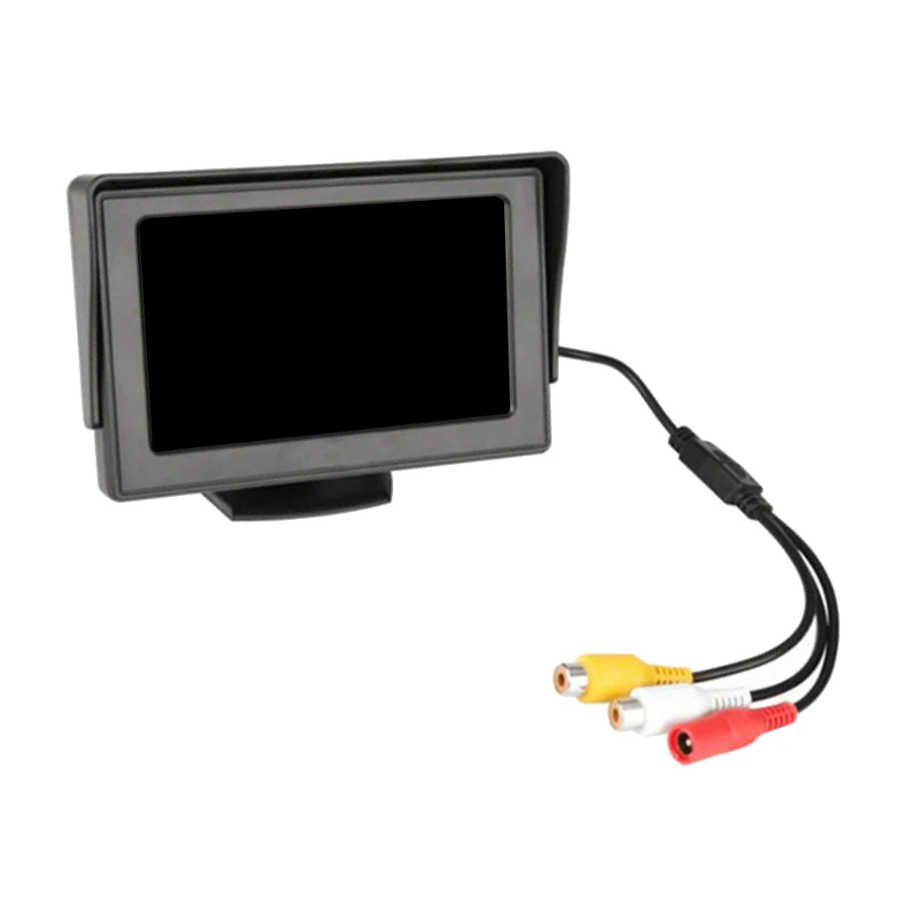 4 3 ''TFT-LCD Интегрированный Дисплей с черной обратной камерой парковки |