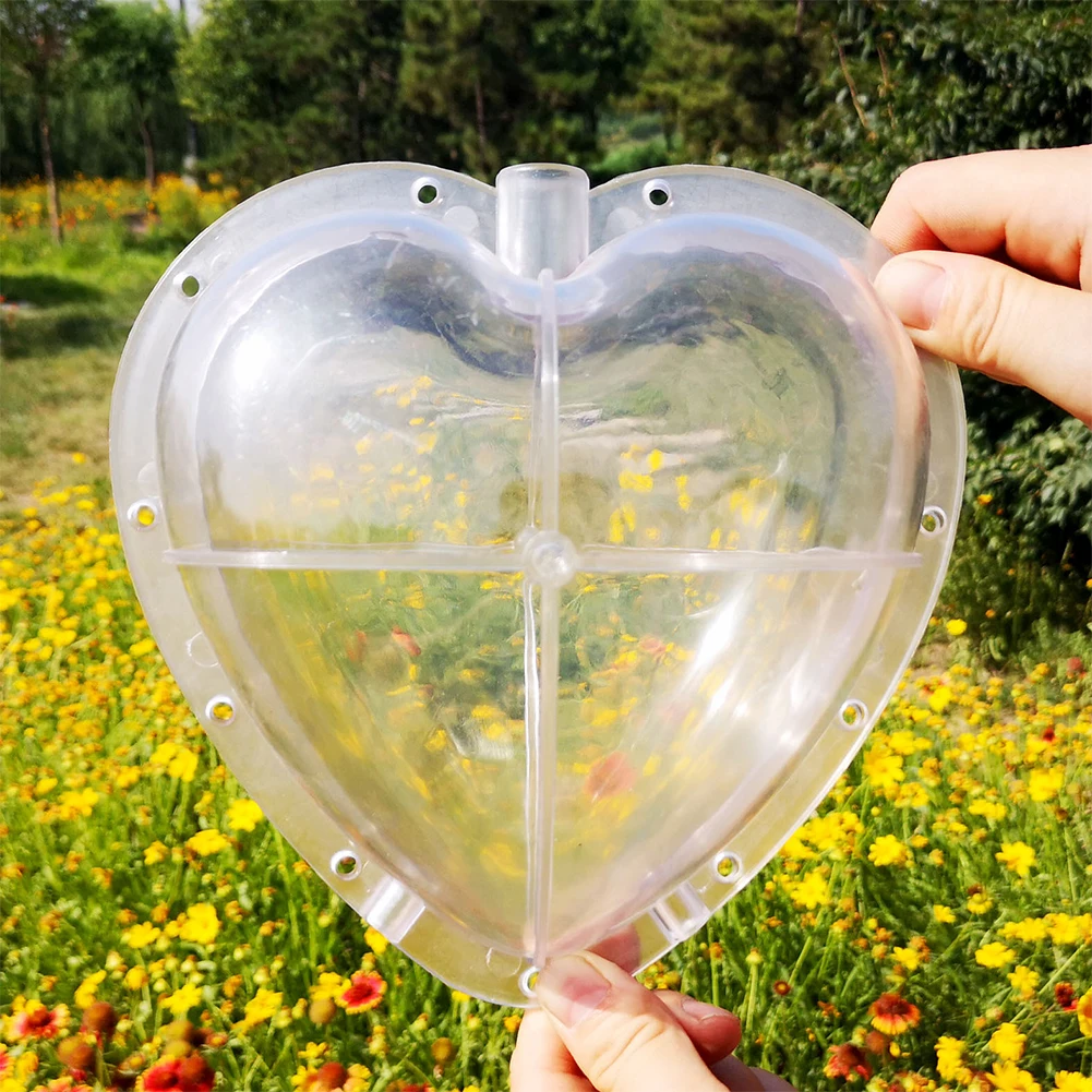 

Пластиковая форма в форме сердца для разрезания арбуза, формы для роста фруктов, форма для выращивания овощей, прозрачная формовочная форма