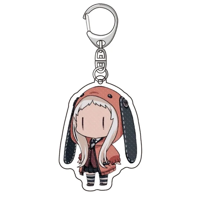 

Kakegurui Jabami Yumeko Meari Saotome Ryta Suzui Key Chains Two-sided Keychain Cosplay Acrylic Pendant Keyring Prop