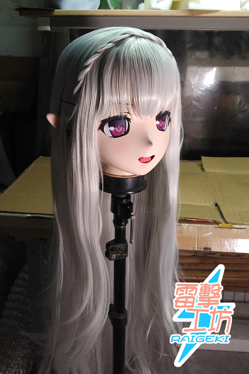 

(RAIGEKI MAKS 131) Silicone Helloween Cosplay Mask Girl Crossdressing BJD DOLL Kigurumi Anime Cosplay Mask