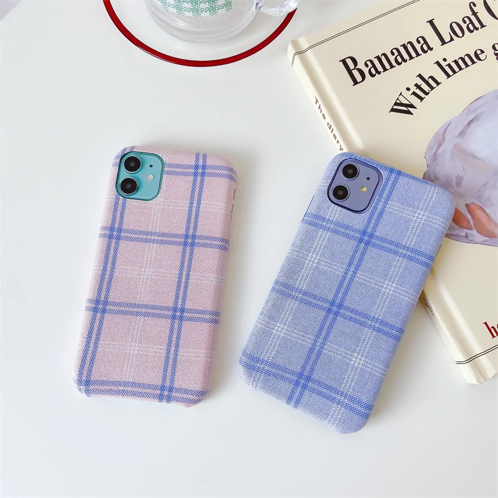 

Luxury brand new mobile phone case in winter for iphone 12 11 Pro Max XR X XS Max 7 8 plus SE Cloth technology anti-fall case