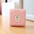 Миниатюрный портативный термопринтер, карманный Термопринтер для фотографий, 203 точекдюйм, 58 мм, печать, беспроводные принтеры Bluetooth, Android, IOS