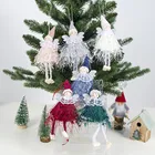 Подвеска в виде Ангела из плюша, рождественские украшения, подвесные украшения для шкафа, украшения для дома