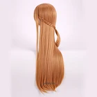 Sword Art Online Yuuki костюм Asuna для косплея (костюмированных игр) Wigs SAO Yuki Asuna, длинный термостойкий синтетический парик из волос + шапочка для парика