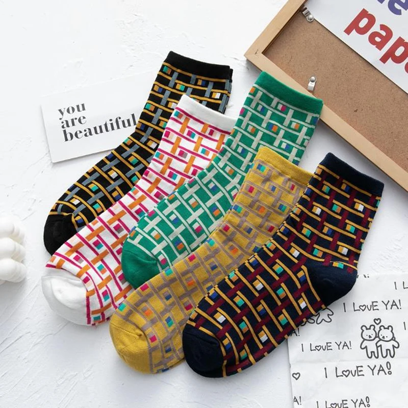 Новые модные кавайные носки Женская хлопковая обувь в японском стиле Харадзюку