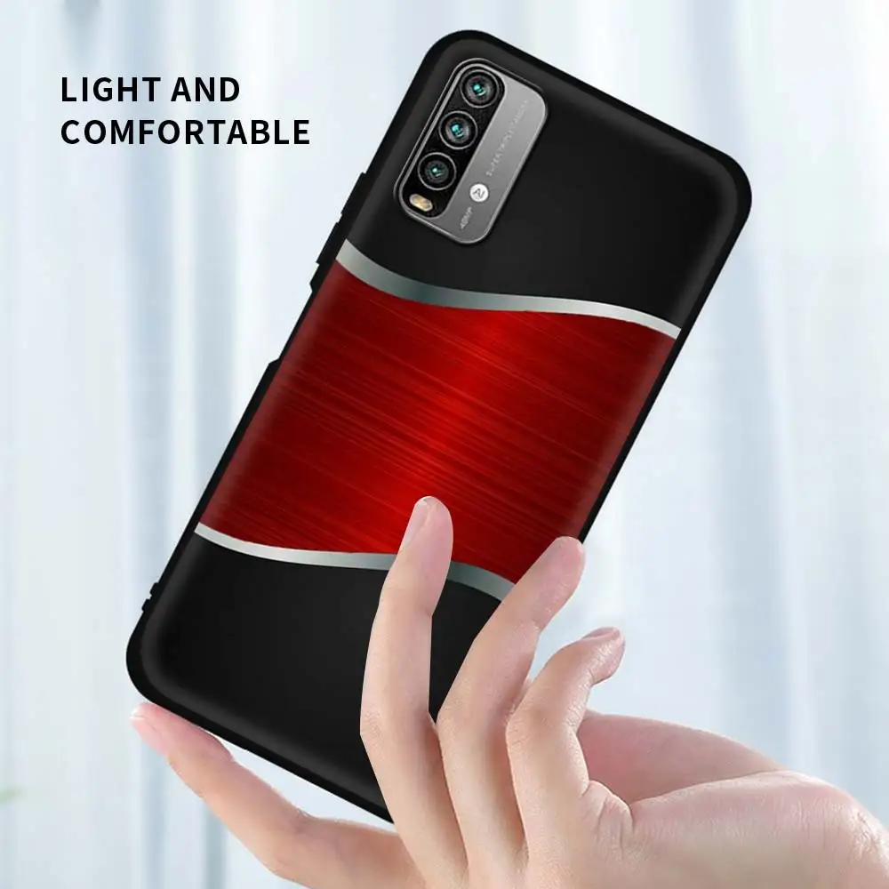 

Black Case For Xiaomi Redmi Note 9S 8 9 7 8T 9C 9A 9T 7A 8A 6A 6 K30 Pro Fundas Soft Phone Bolsa Cela Sports Car Carbon Fibre