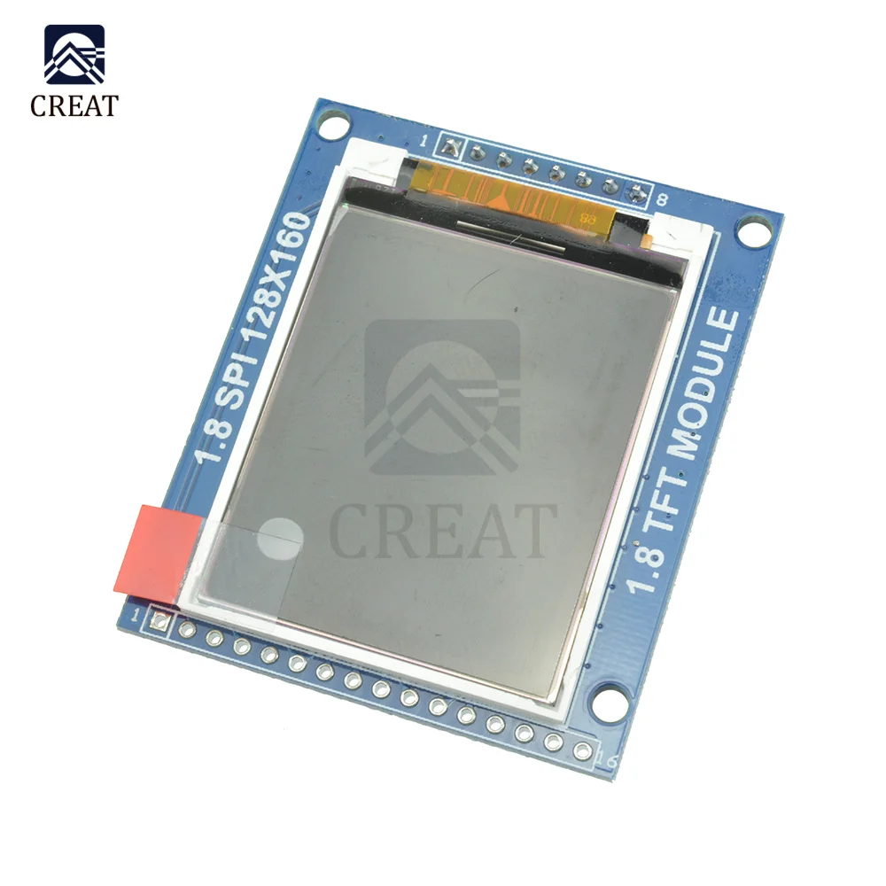 Mini 1.8 Inch Serial SPI TFT LCD Module Display with PCB Adapter IC 128x160 Dot Matrix 3.3V 5V IO Inerface Cmmpatible 1602 5110 |