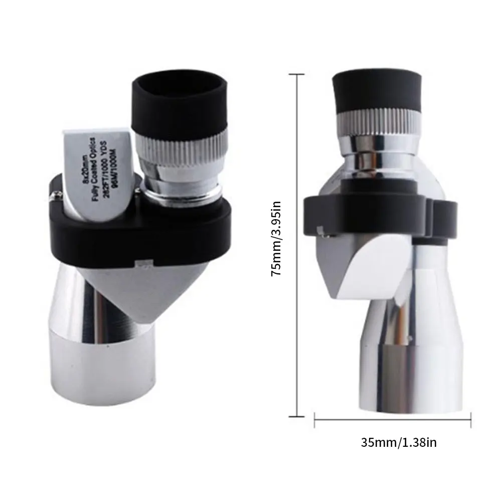

8X20 Telescope Single Barrel High-Power High-Definition Camping Hiking Outdoor Nature Watching Fishing Plastic Pocket Scope