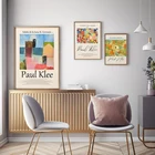 Винтажная абстрактная Настенная картина Paul Klee, холст, живопись, постеры и принты для выставки, домашняя роспись в гостиной