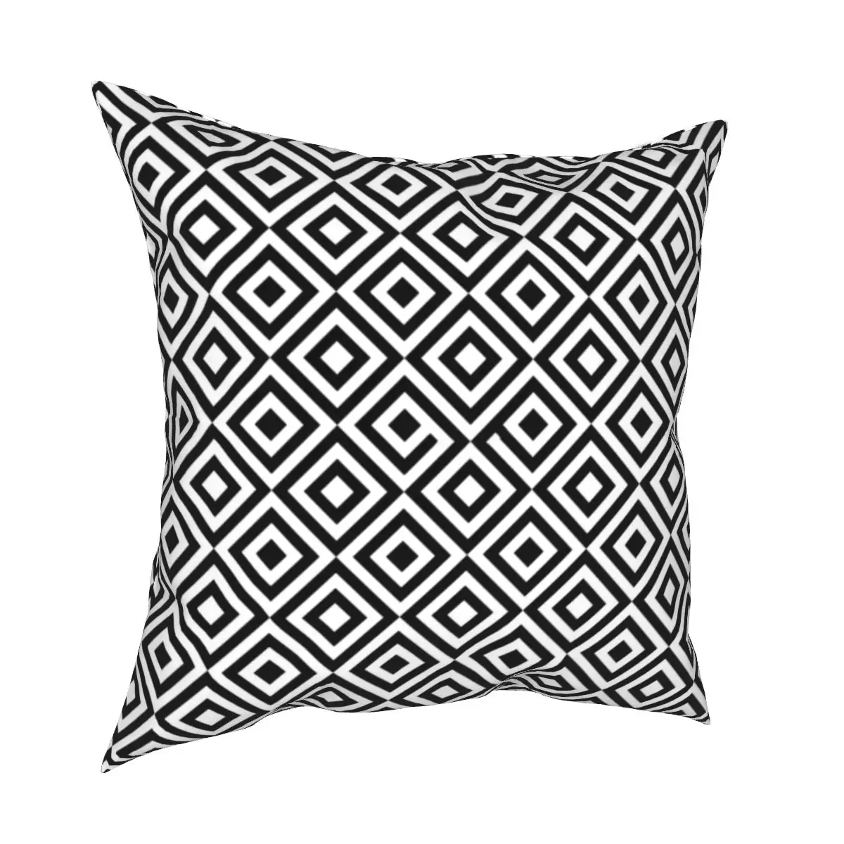 

Black White Geometric Diamond Pattern Pillows Cases Monochrome Abstracts Modern Pillows Coverage Decor Pillows for Home 45x45cm