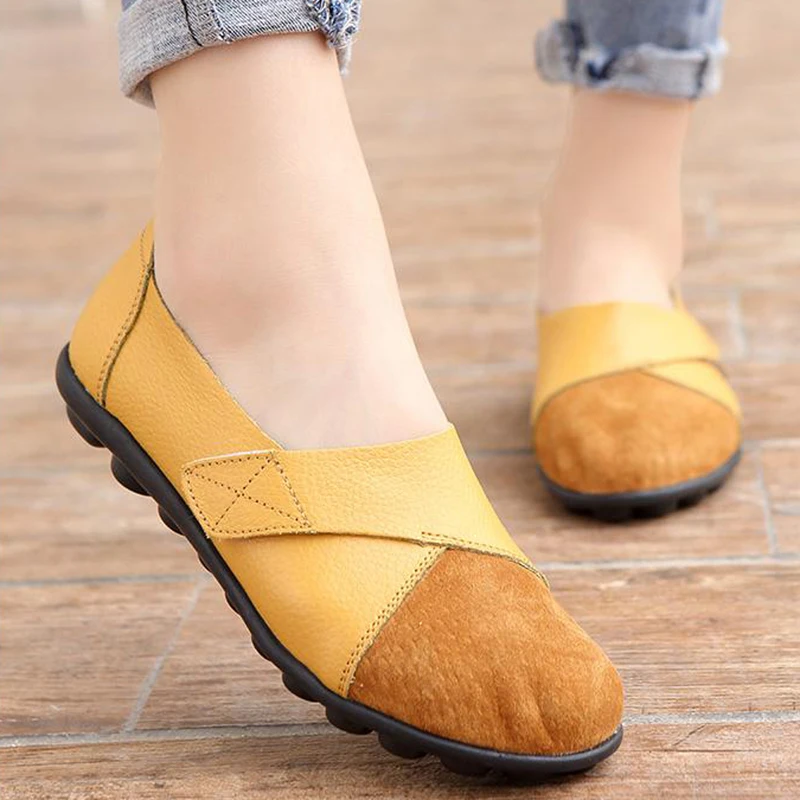 Женские туфли-лодочки женский Повседневное слипоны женская обувь на плоской