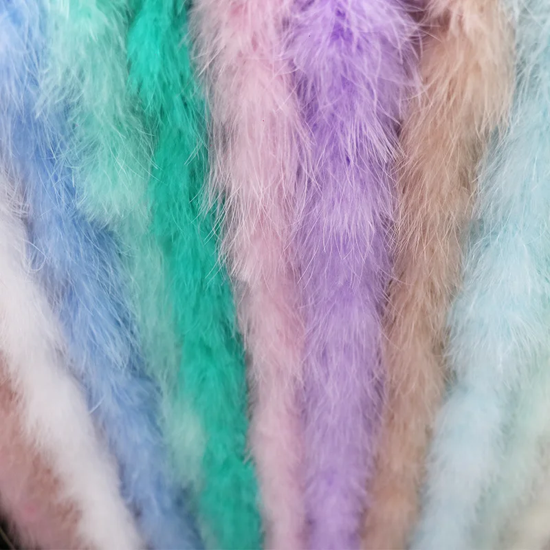 

Fluffy Turkey Marabou Feather Boa Trim Soft Shawl Wedding Costume Decoration Scarf Feathers for Crafts Wedding Feathers Plumes