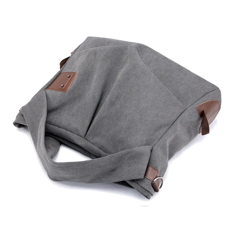 

Bags Canvas Bag Female Bag 2021 New Fashion Folds Female Bag Large Capacity Portable Female Bag Casual Shoulder Messenger Bag