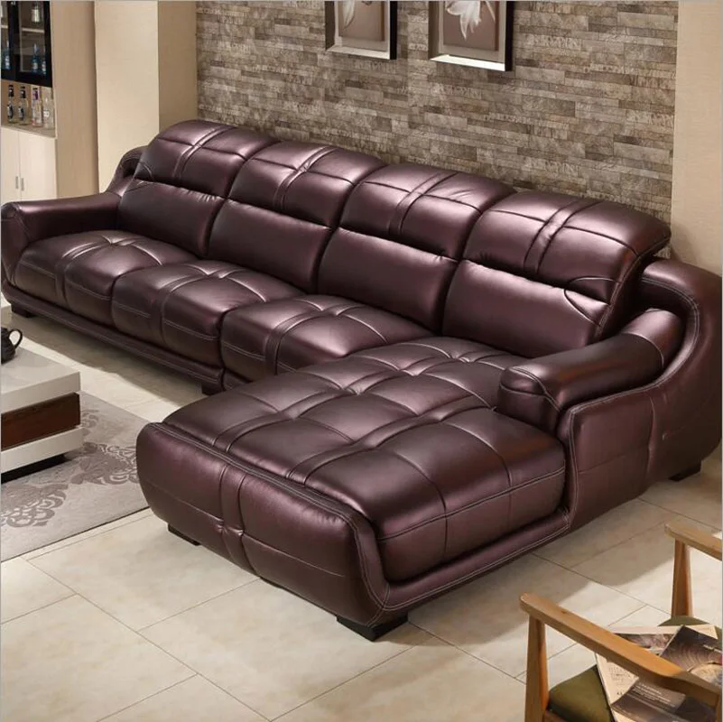 Высококачественный Европейский кожаный диван для гостиной o1211|sofa trend|sofa bed full sizesofa