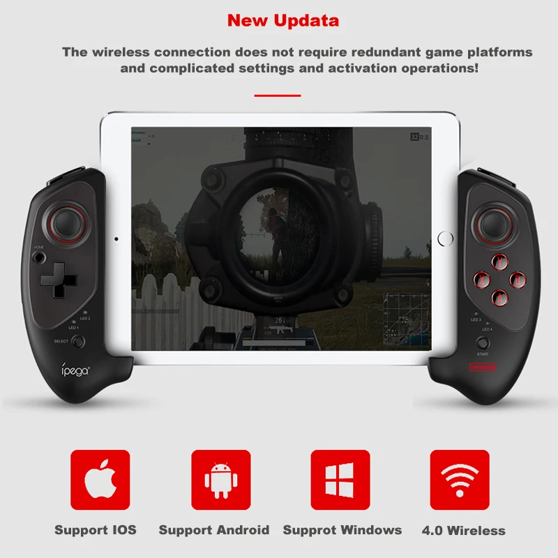 Игровой контроллер Pubg джойстик для iPhone/iPad геймпад беспроводное управление