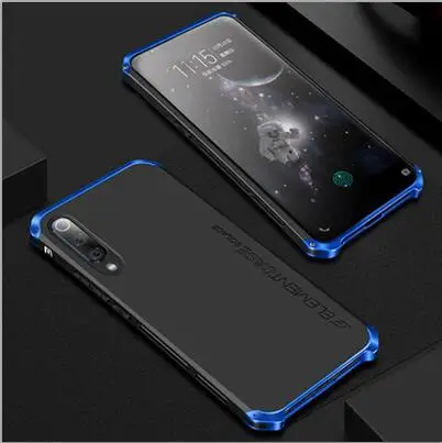 Black Blue Металлический корпус для телефона Xiaomi mi 9SE тонкий жесткий чехол Alu mi nium Hybrid PC Shell для Xiaomi mi 9 SE Чехлы для Xiaomi mi 9 se - Цвет: Black Blue