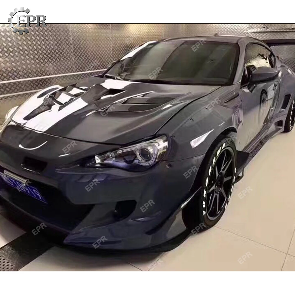 FRP Canard 2 шт. для BRZ FT86 GT86 FRS Rocket Bunny Ver 3 стекла/углеродного волокна Решетка переднего бампера тела KKit тюнинг для BR-Z гонок