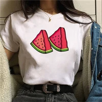 graphic tees tops watermelon monster tshirts women funny t shirt white tops casual short camisetas mujer_t shirt