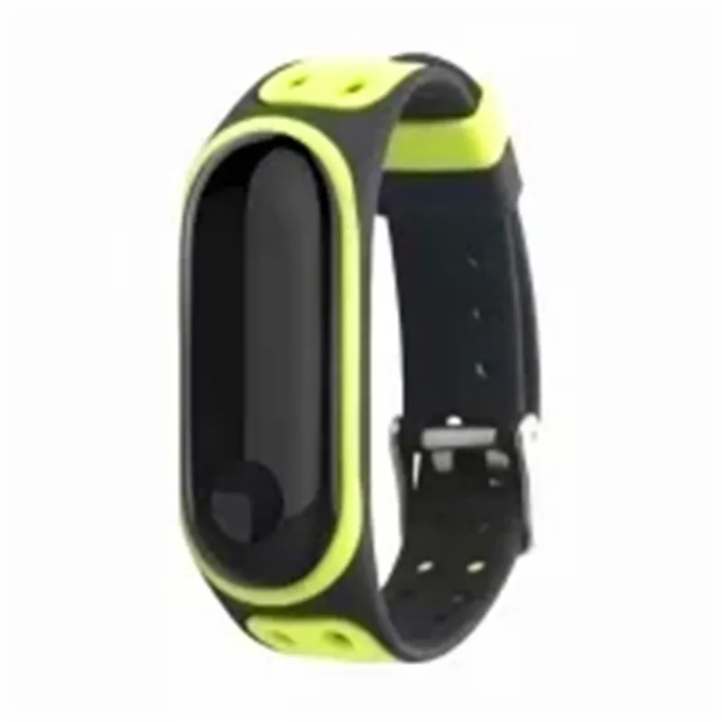Dark green Mi Band 4 ремешок сменный Браслет для часов для Xiaomi mi band 3 4 спортивный силиконовый браслет умные аксессуары совместимый mi Band 3 bel - Цвет ремешка: Dark green