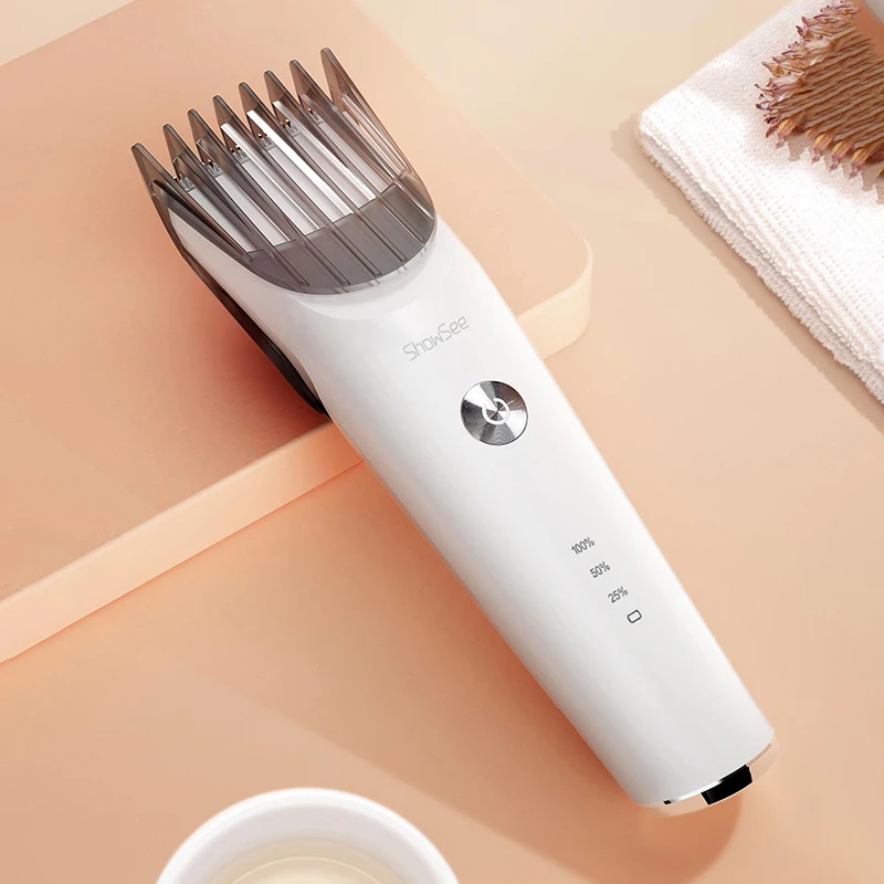 

mi Electric Hair Clipper Xiaomi Home Men Hair Cutter Trimmer Barber Professional Ultra-thin Ceramic Blade USB dropshipping