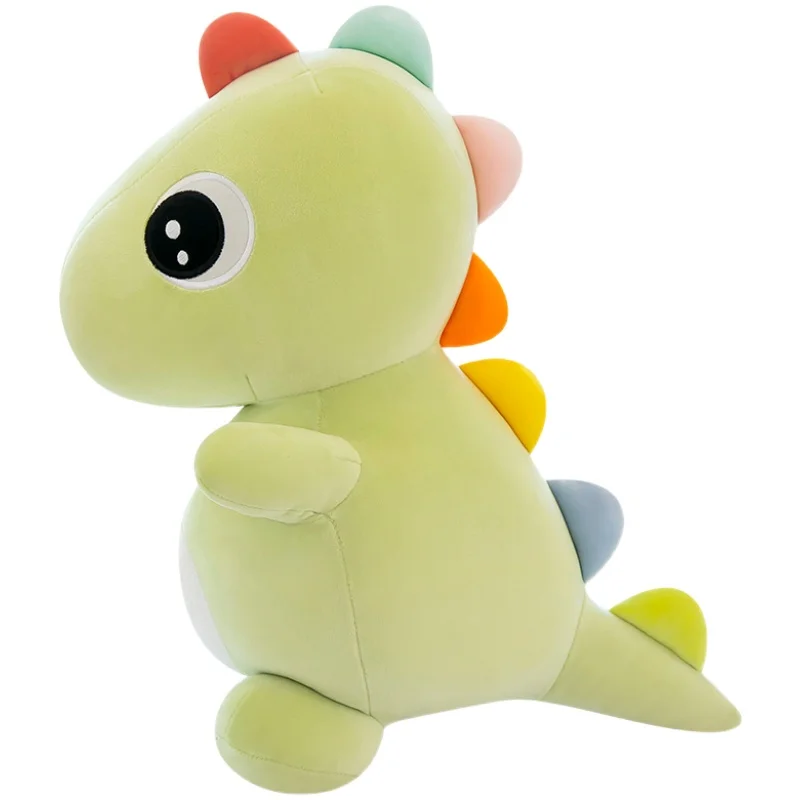

candice guo super cute plush toy lovely cartoon animal colorful tongue dinosaur soft stuffed doll pillow birthday Christmas gift