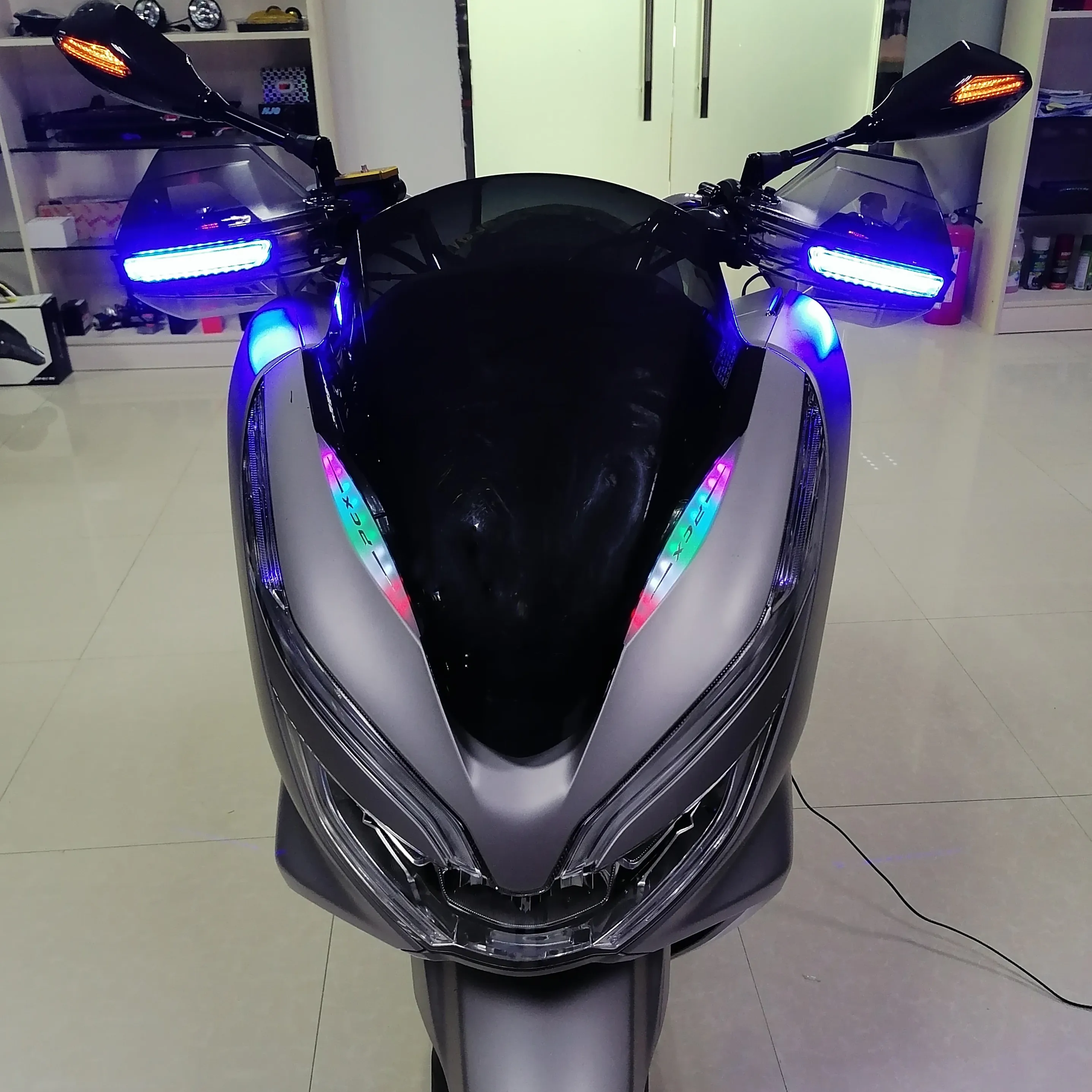 Модифицированная мотоциклетная Светодиодная лента pcx150 для передней фары