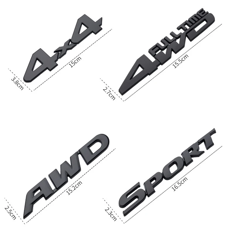 Автомобильная металлическая наклейка с логотипом 4x4 1 шт. автомобильная для