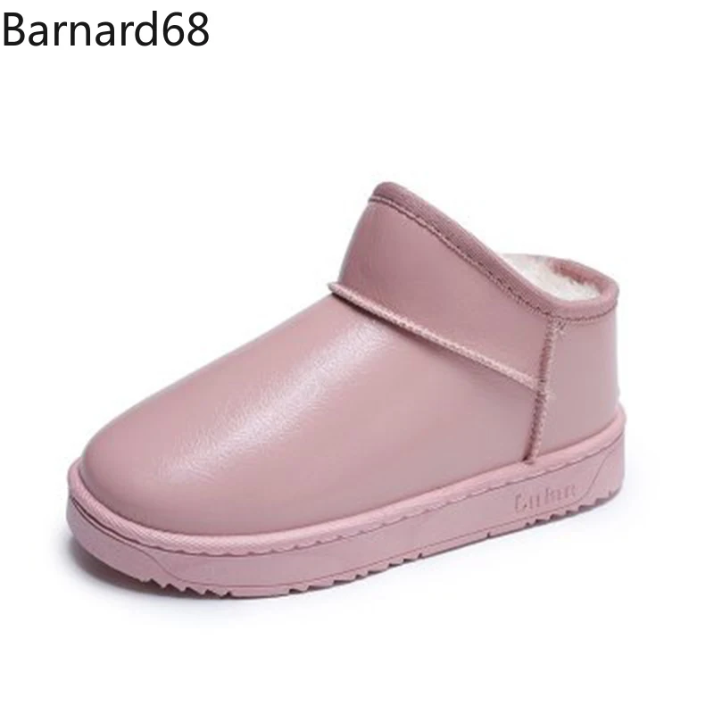 

winter Plus cashmere warm Cotton shoes Women's waterproof Non-slip snow boots Women outdoor pu ankle boots Female Winter shoes