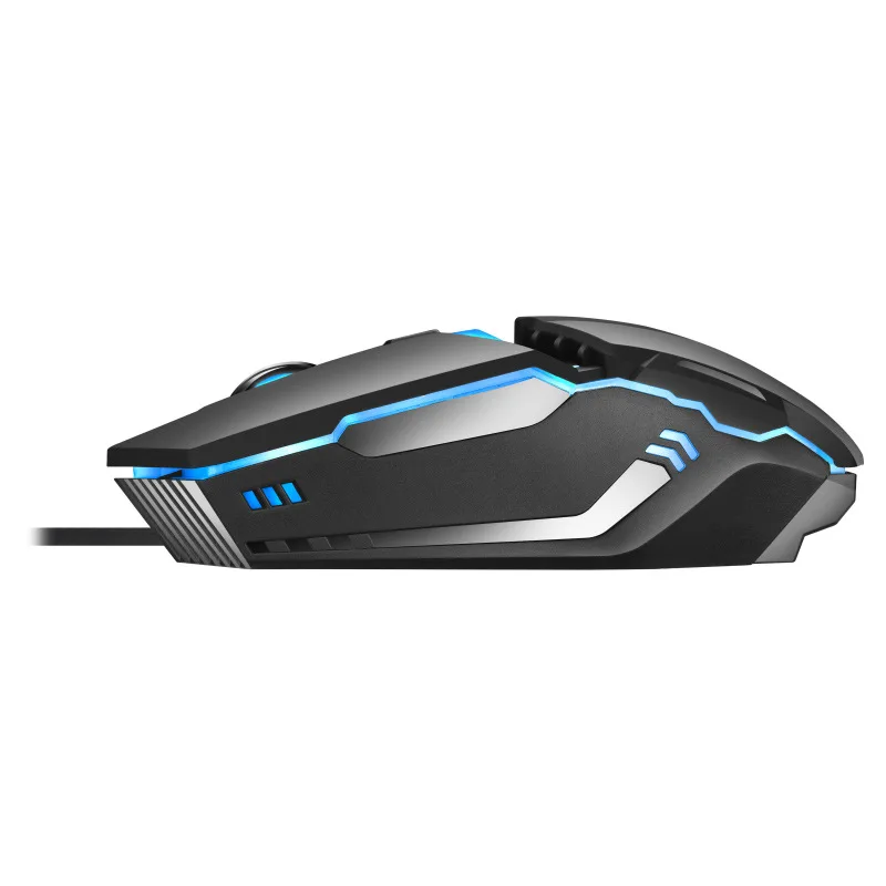 KuWfi Проводная игровая мышь USB красочное освещение игровая мышь 1600 dpi профессиональная 4 кнопки компьютерная мышь для ПК/ноутбука