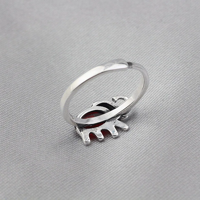 

silver wholesale fashion openings give female s925 pure silver restoring ancient ways lucky elephant and monkey ring