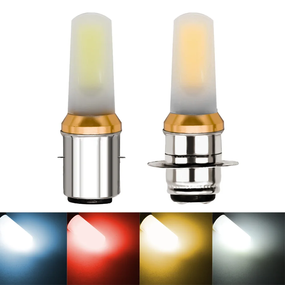 Светодиодный головной фонарь для мотоцикла 900LM COB H6/BA20D супер яркие мотоциклетные