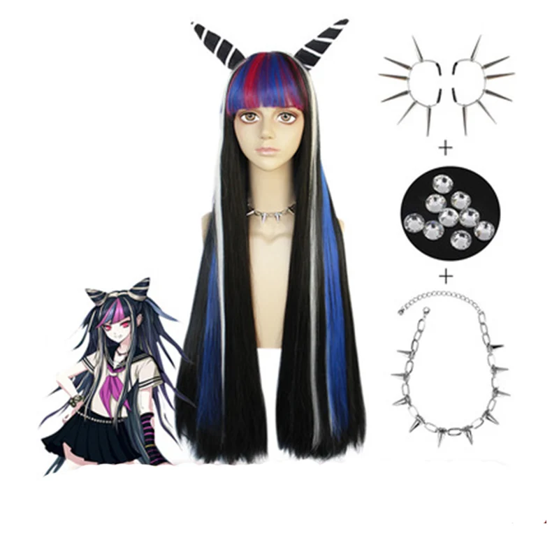 

Anime Dangan Ronpa Mioda Ibuki Long Wig Women Cosplay Wigs Role Playing Halloween Danganronpa Cosplay Costume With Accessories