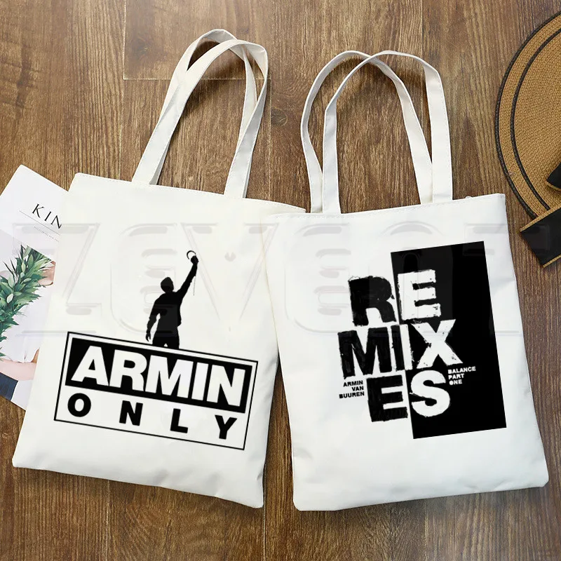 DJ Armin Van Buuren Blah Trance сумки для покупок с принтом модные хипстерские повседневные в