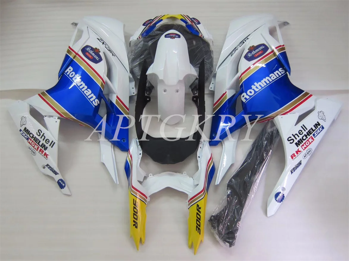 

New ABS Motorcycle Full Fairing Kits Fit For Kawasaki Ninja300 ZX300R EX300 300R 2013 2014 2015 2016 2017 Custom Blue White