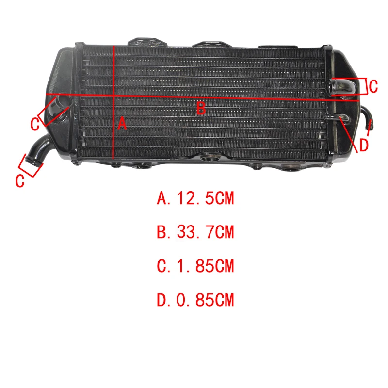 Motorrad Links Aluminium Teile Kühlung Kühler Kühler Für LC4 620 625 640 660