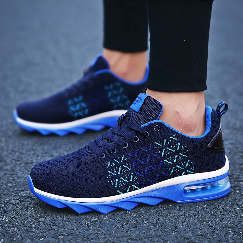 2021 Unisex Sports Shoes Autumn Hot Sale Air Cushion Men's Shoes Mesh Comfortable Running Shoes Men Women Cushioning Sneakers