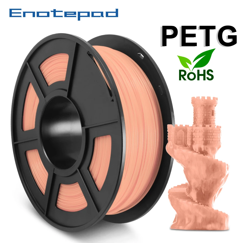 Нить для 3D принтера Enotepad PETG 1 кг/0 02 фунта s допуск +/ 75 мм катушка оптовая продажа