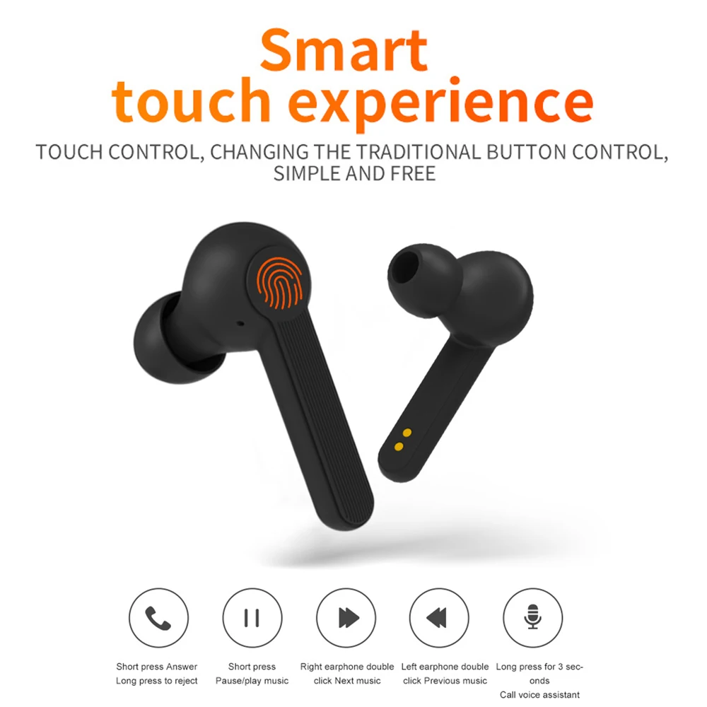 Стерео XY-7 TWS Беспроводные Bluetooth 5 0 наушники бинауральные true tws smart touch