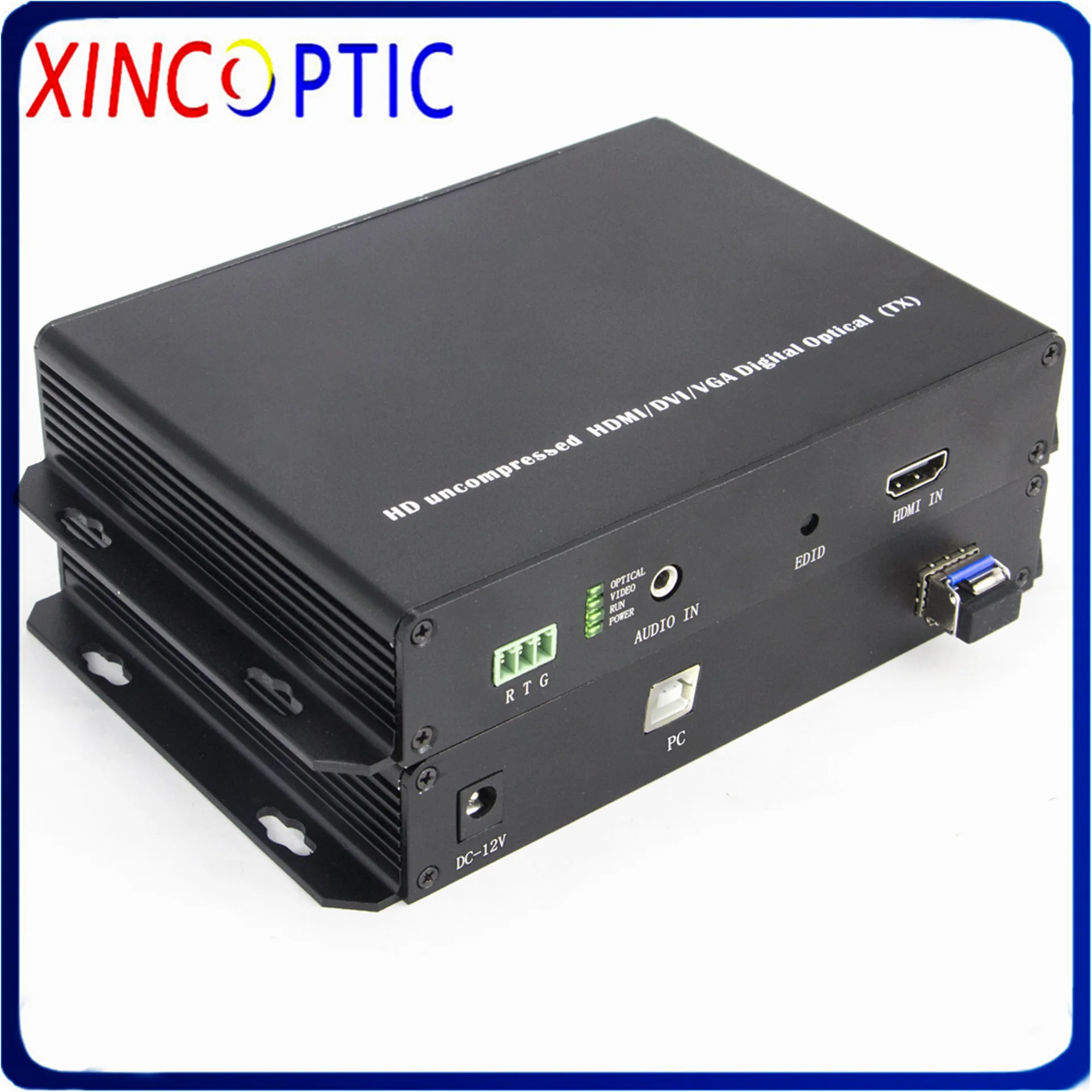 HDMI KVM волоконно-оптический трансивер с RS232/USB/аудио конвертер поддержкой USB 1 0