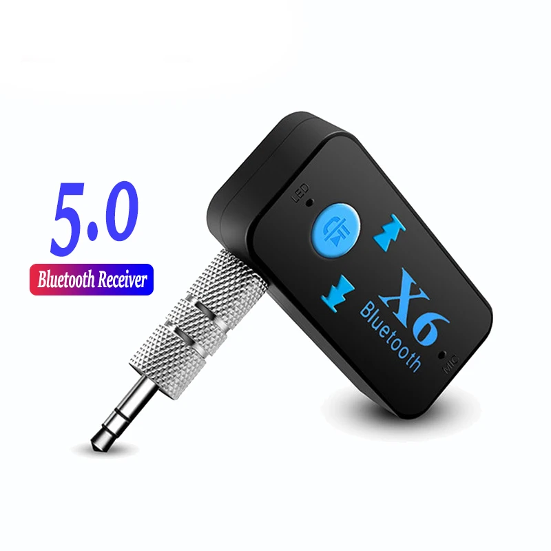 Портативный мини аудиоприемник Bluetooth 5 0 3 мм HIFI AUX Стерео для ТВ ПК беспроводной