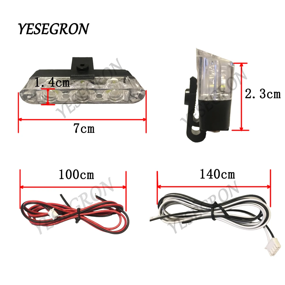 Беспроводной пульт дистанционного управления авто-Стайлинг 4x3 светодиодный