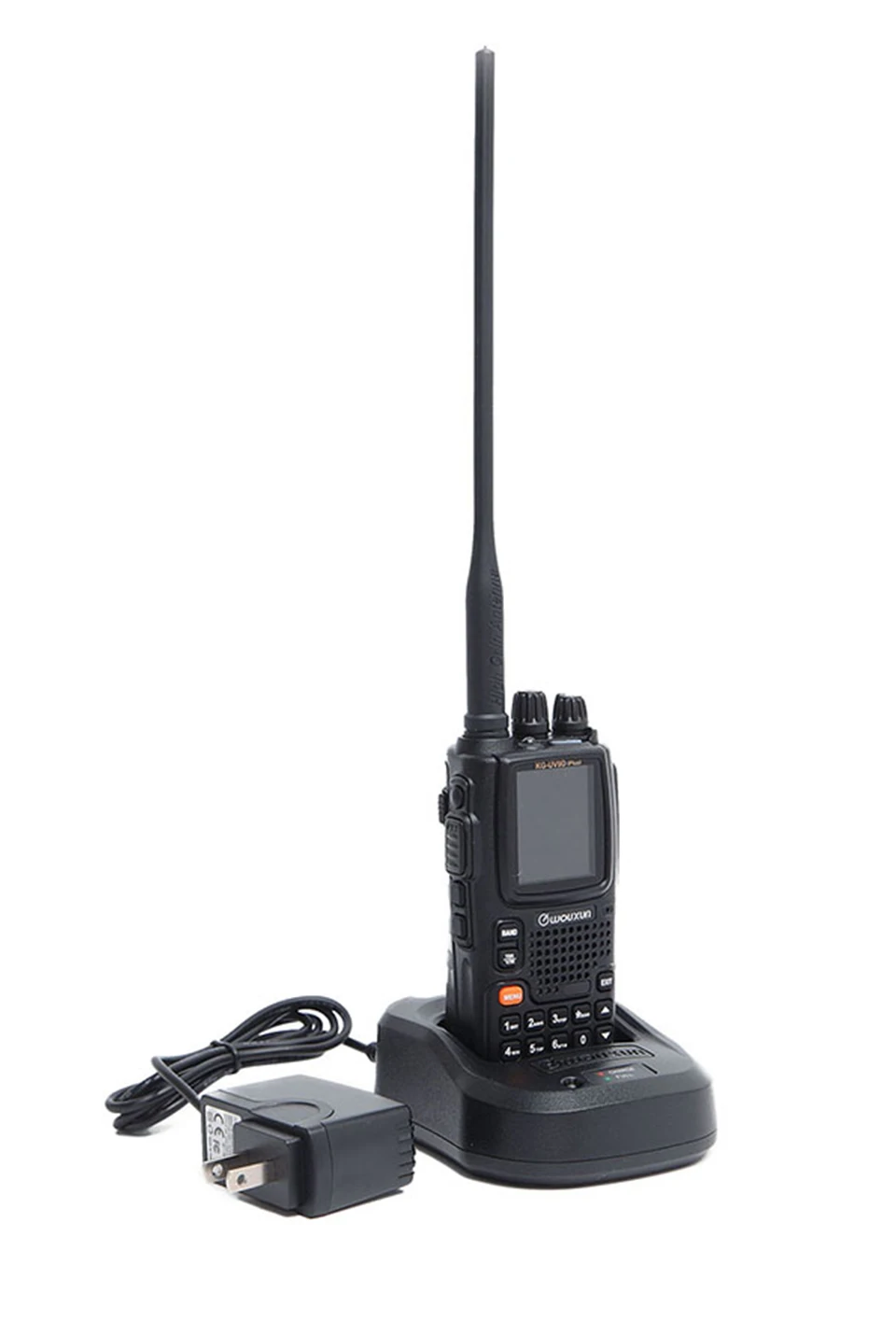 Wouxun KG-UV9D Plus Walkie Talkie CB радиостанция приемопередатчик многодиапазонный Воздушный диапазон частоты 108-136 МГц полицейский 350-390 МГц UV-9R