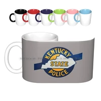 state police ceramic mugs coffee cups milk tea mug car automotbile highway patrol trooper state patch law enforcement creative