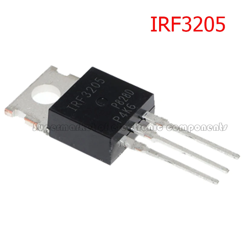 10 шт. Бесплатная доставка IRF3205 IRF3205PBF MOSFET MOSFT 55 в 98A 8 МОМ 97.3nC TO 220 новый