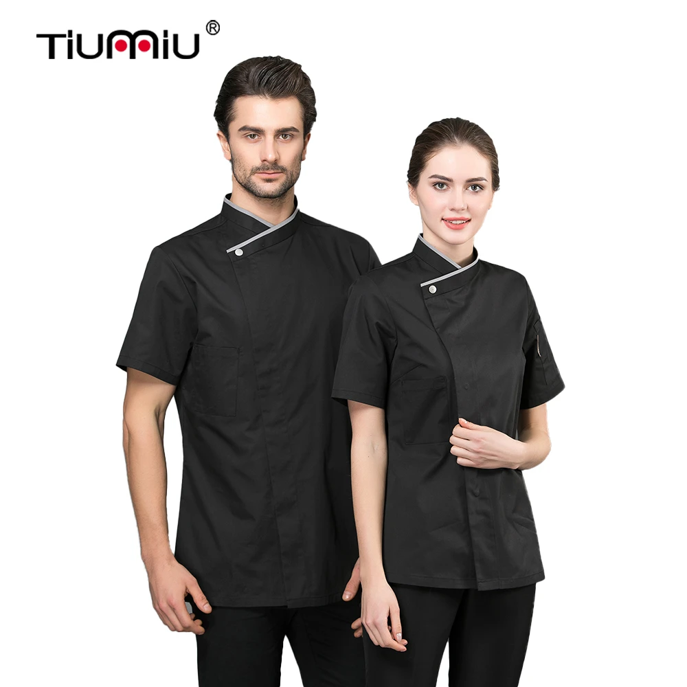 Летняя воздухопроницаемая куртка шеф повара одежда для приготовления пищи