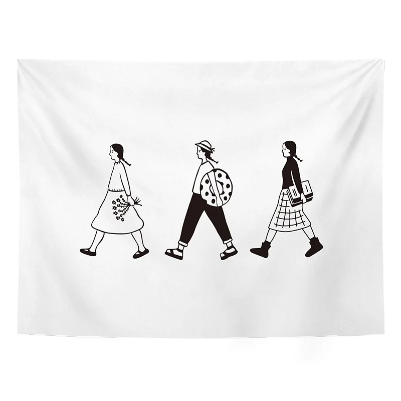 Минималистичный художественный гобелен психоделический абстрактный Фотофон