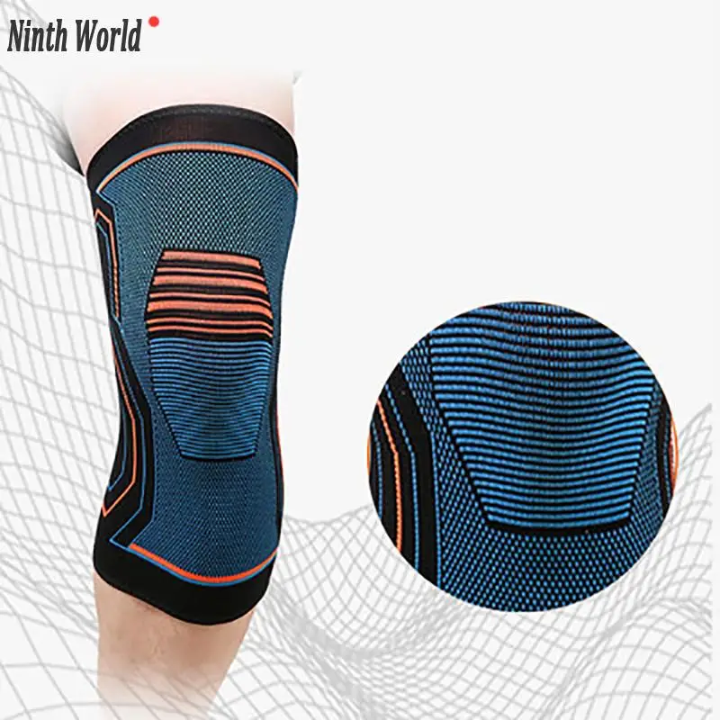 

1pcs Outdoor sports knitted nylon knee pads men and women badminton running fitness basketball protective gear mountaineering