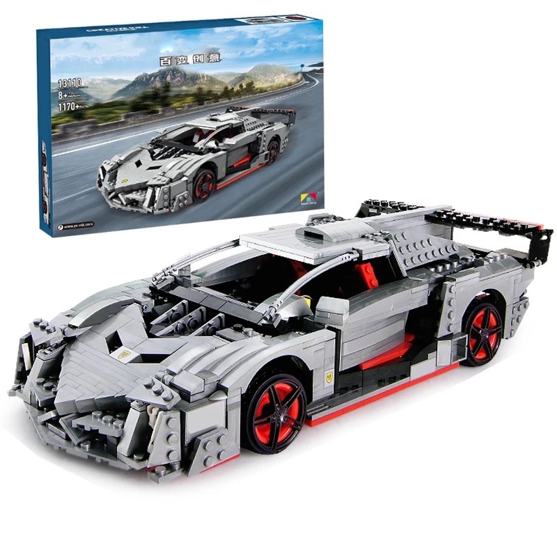 

1170 шт. технические строительный блок модель гоночной машины комплект ствол игрушка для мальчиков автомобильный игрушечный игрушка для взр...