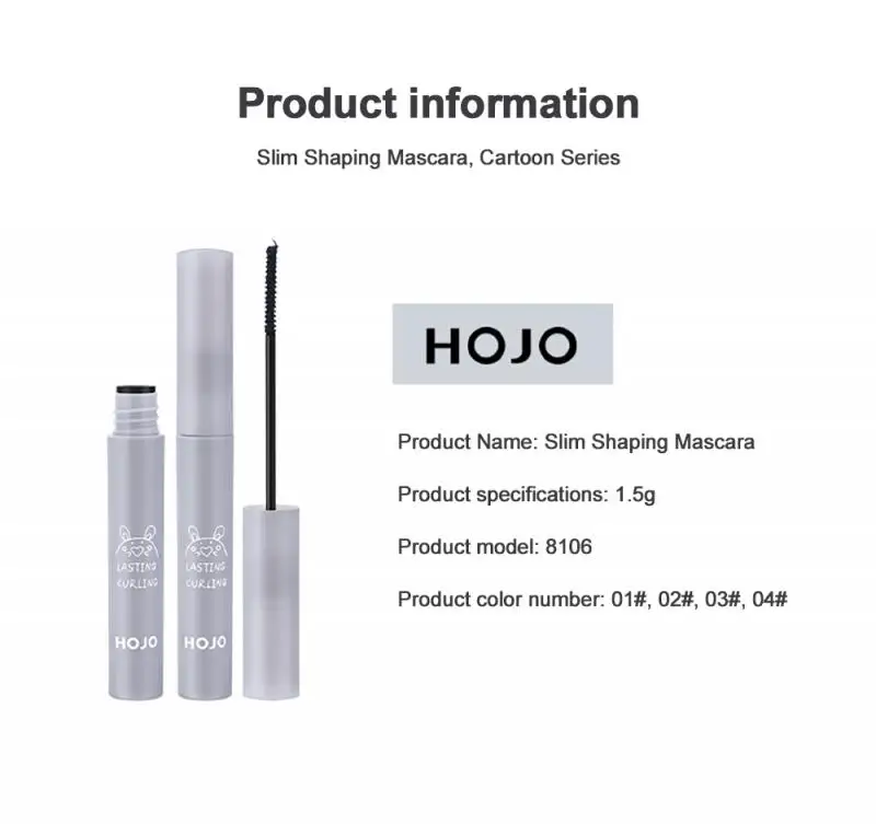 

Colorful Slender Mascara Long Lasting Waterproof Thick Curling Not Easy To Smudge Multi-color Mascara TSLM2