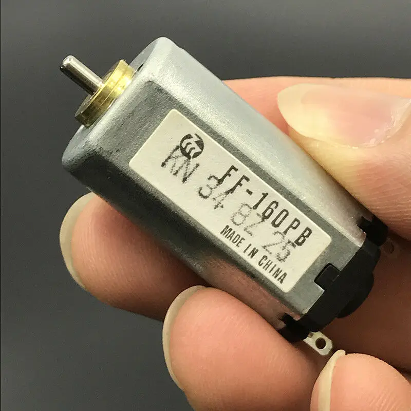 Mabuchi FF-160PB-2852 микро двигатель постоянного тока 17,8*15,4 мм 1,5 в 3 в 6 в 22000 об/мин, высокая скорость, большой крутящий момент, металлическая щетка для детской модели